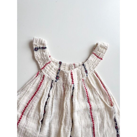 Girl's Anthropologie RAGA Graphic Embroidered Cotton Gauze Tent Dress, Size S - Picture 2 of 10